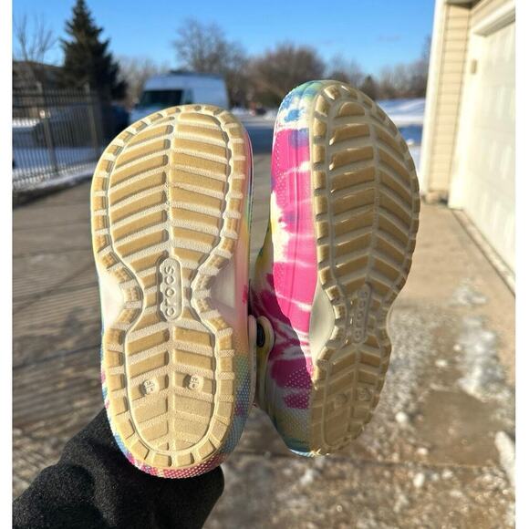 Crocs Classic Lined Tie Dye Clogs Unisex Clogs Size M4 W6‎ - Picture 10 of 14